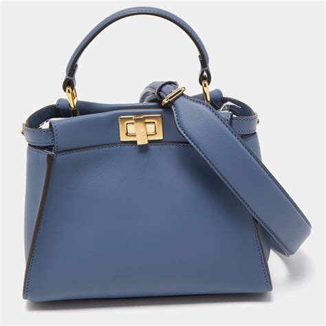 fendi blue honey|Shop the Fendi Peekaboo Bag for Women.